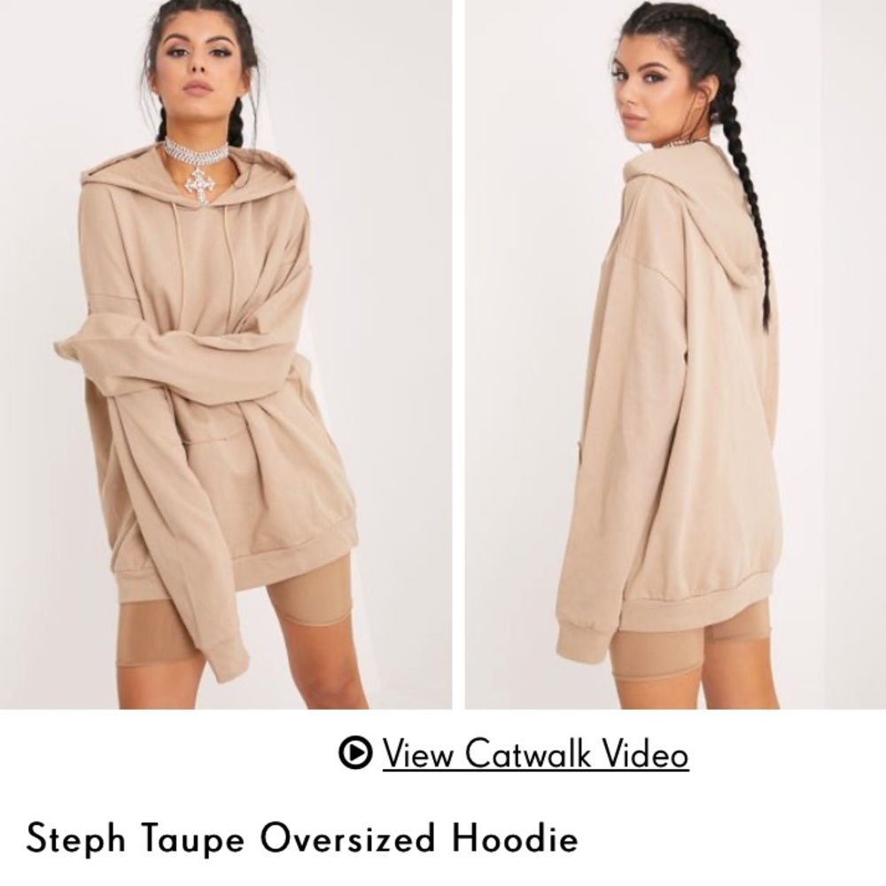 PrettyLittleThing Steph Oversized Hoodie